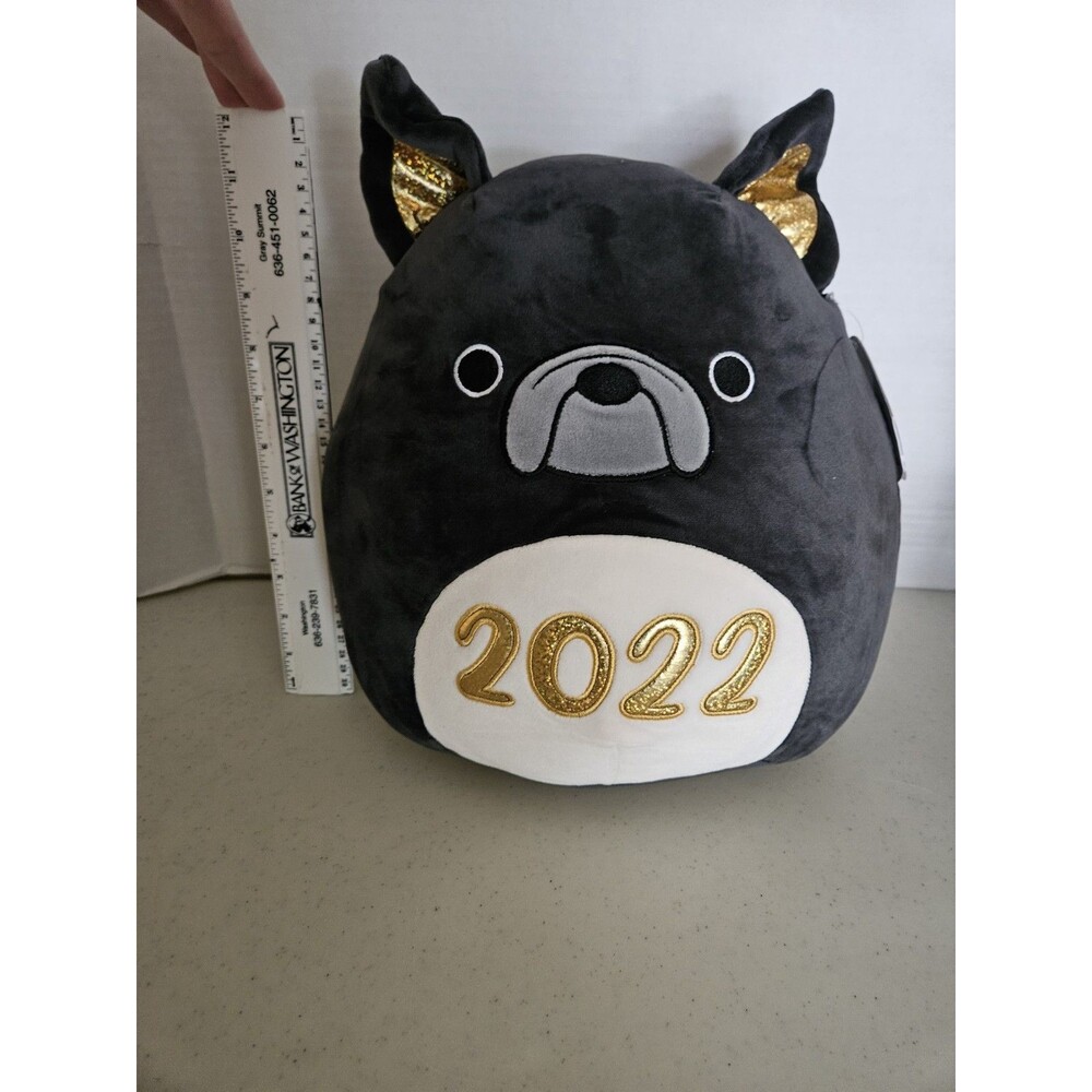 Squishmallows 12" Foster The Black Bulldog 2022 Collectible Select Series NWT